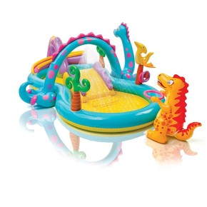 Piscina con Scivolo Parco per Bambini Intex Gonfiabile con Palline da Giardino 2