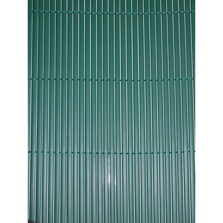 2 Arella Doppia in Bamboo PVC Recinzione 3x2 Ombreggiante Verde Plastica