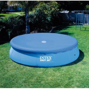Telo Copri Piscina Rotonda 366 Gonfiabile Copertura Protezione Intex da Esterno