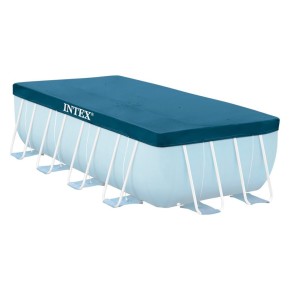 Telo Copri Piscina 400x200 cm Frame Rettangolare Fuoriterra Intex Copertura