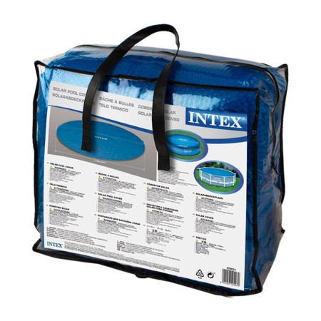 Telo Termico Copri Piscina 457 cm Rotonda Copertura Autoportante Intex Frame