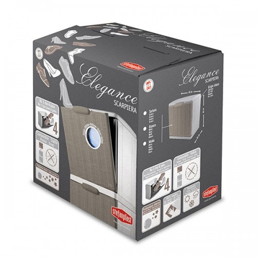Scarpiera in Plastica Modulare Slim Salvaspazio Ingresso Mobile Porta Scarpe 