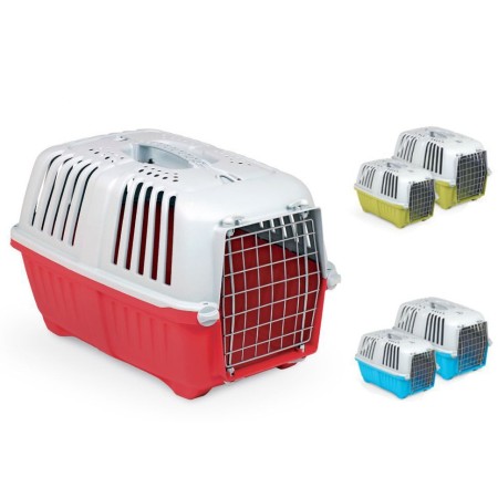 Trasportino per Cani Gatti Conigli Auto Gabbia Taglia Piccola Media Trasporto