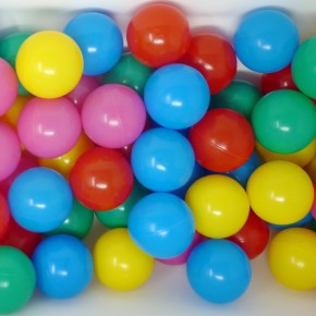 100 Palline Colorate in Plastica per Bambini Casette Gonfiabili Piscina Morbide 2