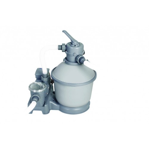Piscina Frame Fuori Terra 549x274x122 Rettangolare con Filtro a Sabbia Scaletta