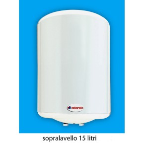 Scaldacqua Sopralavello 15 lt Scaldabagno Elettrico Cucina Boiler Scaldino Bagno