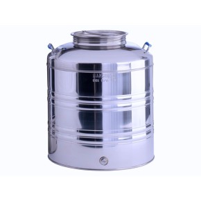 Contenitore per Olio Sansone 20 lt Predisposizione Rubinetto in Acciaio Inox 