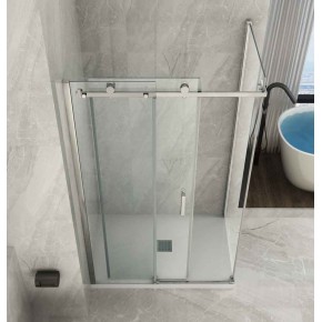 Box Doccia Angolare 8 mm Parete Fissa Scorrevole 70 80 90 100 120 140 Cristallo 2
