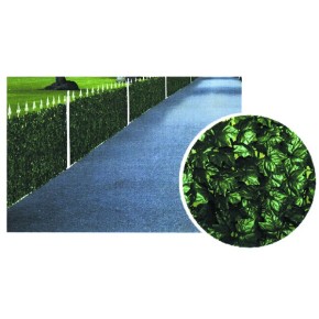 Arella Siepe Finta 1.5x3 Foglie Edera Sempreverde Giardino da Esterno Sintetica