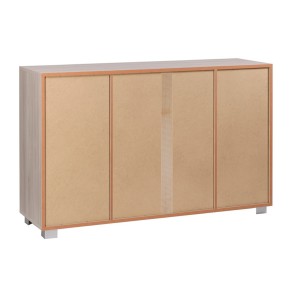 Mobile Credenza 2 Ante 4 Cassetti Bianco Olmo Madia Contenitore Buffet Salotto 2