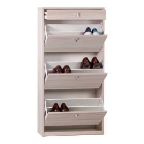Scarpiera Slim Olmo 3 Ante Ribalta con Cassetto Portascarpe Mobile Salvaspazio