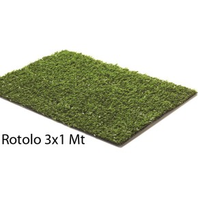 Rotolo Prato Sintetico 3x1 Metri Erba Finta 8 mm Manto Erboso Tappeto Moquette