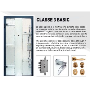 Portone Blindato classe 3 Basic con controtelaio e accessori. Pannelli esclusi 2