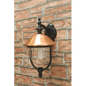 Lampada da Parete per Esterno Lanterna Moderna da Muro Nera da Giardino Lampione