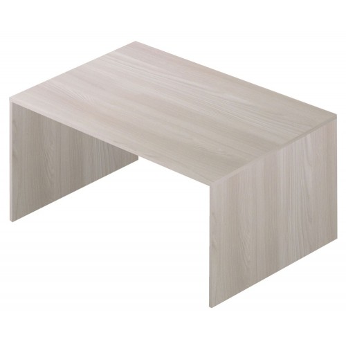 Tavolo Scrivania 120 cm Olmo con Cassettiera 3 Cassetti Chiave Ruote da Ufficio