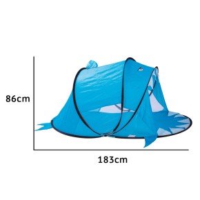 Gioco Tenda Pop Up Igloo Squalo Casetta per Bambini Bimbi da Interno Giardino 2