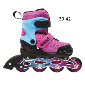 Pattini in Linea a 4 Rotelle da Bambina 39-42 Roller Rolleblade Regolabili Freno