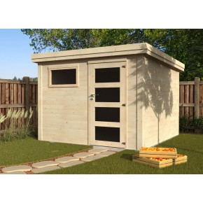 Casa 275x275 in Legno 28 mm da Giardino Rimessa per Attrezzi Casetta Depandance 2