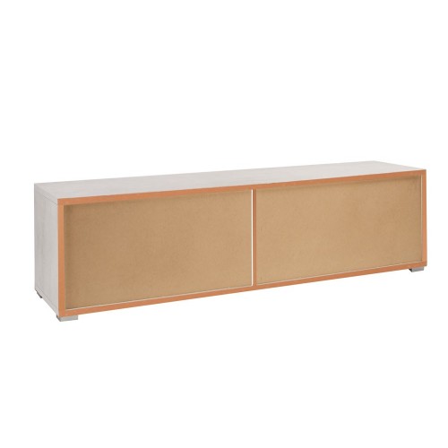 Mobile Moderno Porta TV 180 Ossido Bianco con 4 Cassetti Soggiorno Basso Parete