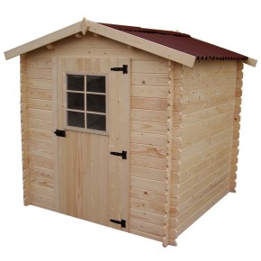 Casetta 2x2 in Legno 28 mm da Giardino Esterno per Attrezzi Blockhouse Rimessa 2