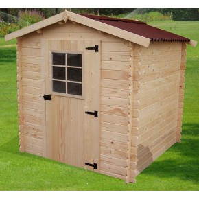 Casetta 2x2 in Legno 28 mm da Giardino Esterno per Attrezzi Blockhouse Rimessa