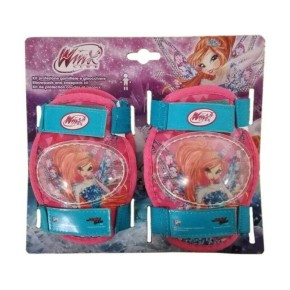 Set Protezioni Winx Ginocchiere Gomitiere Bambina Bicicletta Pattini Monopattino 2