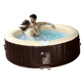 Vasca Idromassaggio Gonfiabile 6 Posti Riscaldata Piscina Spa Pompa da Esterno 2