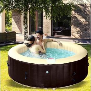 Vasca Idromassaggio Gonfiabile 6 Posti Riscaldata Piscina Spa Pompa da Esterno