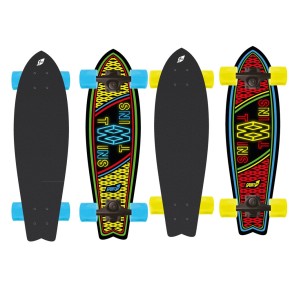 Tavola Piatta da Skateboard 70 Ruote 58 cm 100 kg Skate Completo Ragazzi Adulti