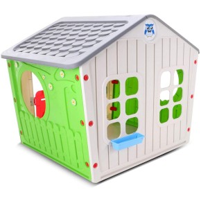 Casetta per Bambini in Plastica da Esterno Giocattolo in Resina Bimbi Giardino 2