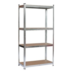 Scaffali 4 Ripiani 120x40 Metallo 600 kg Garage Scaffalatura Industriale Negozio