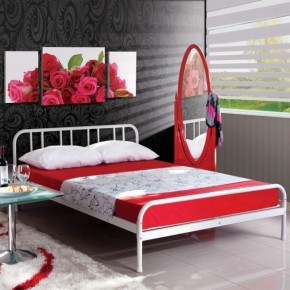 Letto Matrimoniale 2 due piazze 160x200 Rete a Doghe in Metallo Camera da Letto 2