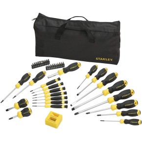 Set Cacciaviti Stanley a Lama Piatta Torx Giraviti a Croce Piccolo con Inserti