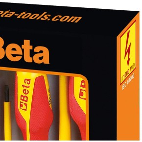 Kit Giraviti Beta Elettricista Isolati Lama Piatta e Punta Philips Professionali 2