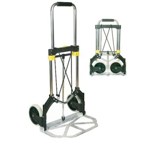 Bravetta 2 Ruote Piene Pieghevole Richiudibile Carello 80 Kg Portapacchi Lavoro