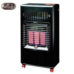 Stufetta con Ruote a Gas Gpl Propano Infrarossi con Ruote 3 Potenze Portatile