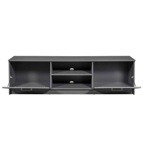 Mobile Basso Porta TV Grigio in Legno Televisione Moderno Mobiletto Industrial 2