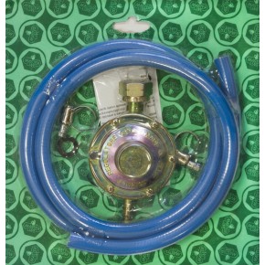 Kit per Stufa a Gas Barbecue GPL Regolatore Tubo Pressione Fascette Bombola