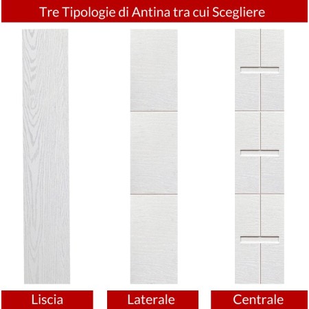 Porta Blindata Doppia Anta Inserti Alluminio Ingresso Esterno Portone Blindato