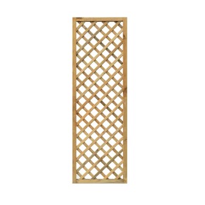 Grigliato Pannello 40x180 h cm Steccato in Legno da Terrazzo Giardino Rampicanti