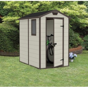 Keter Box per Esterno Armadio da Giardino Porta Attrezzi in Resina PVC Beige 2
