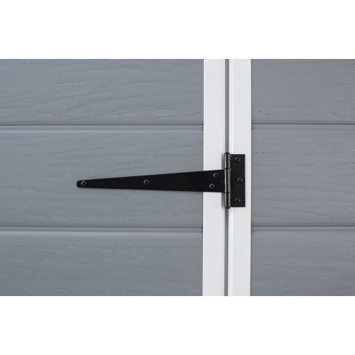 Box per Esterno Keter Armadio Porta Attrezzi da Giardino Grigio in Resina PVC