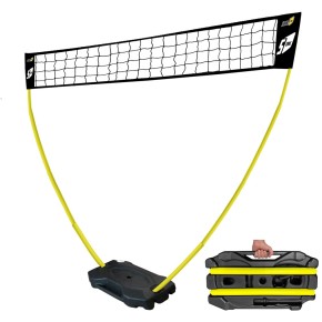 Set Rete Multisport Regolabile Pallavolo Beach Volley Zavorra Badminton Spiaggia
