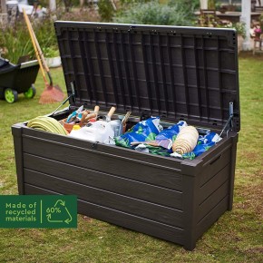 Keter Baule Cassapanca Plastica Contenitore Esterno Giardino Terrazzo Multiuso 2
