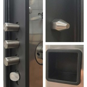 Porta Blindata Inossidabile Acciaio Inox Aisi 304 Portone senza Pannelli 2
