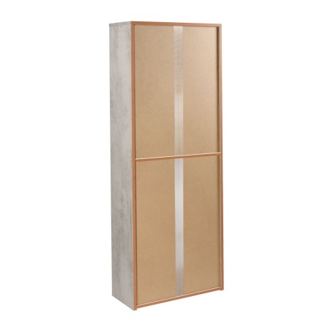 Scarpiera Ossido Bianco 4 Ante a Specchio Ribalta Doppia 20 Paia Cassetto Scarpe