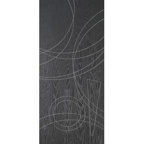 Pannello per Porta Blindata Disegno Tulipano Bianco in Vetroresina Pantografato