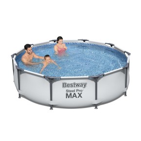 Piscina Rotonda Bestway 305x76 Esterna Fuori Terra Bambini con Pompa Filtro