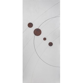 Pannellatura Esterna per Porta Blindata Giove con Inserti Pannello Moderno