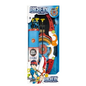 Set Arciere Arco con 3 Frecce a Ventosa per Bambini in Plastica Feretra da Bimbo 2